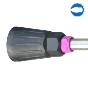 Alternative view of 12393-M20028 Flat Jet lance 500mm ชมพู with flat jet nozzle